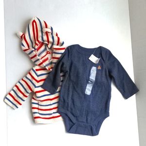 Gap baby hoodie and bodysuit